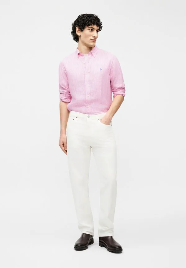 Спортивная рубашка Polo Ralph Lauren, Pink/White — фото 2