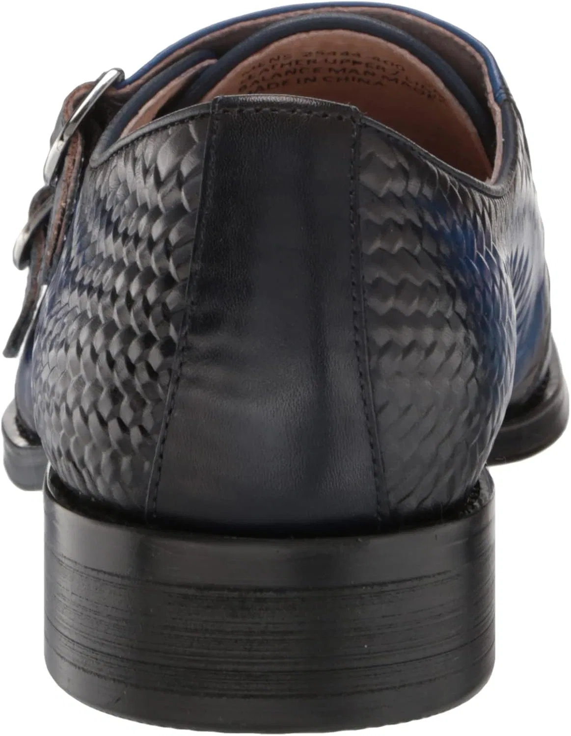 Мужские лоферы Stacy Adams Torrance Double Monk Strap Loafer, Blue — фото 3
