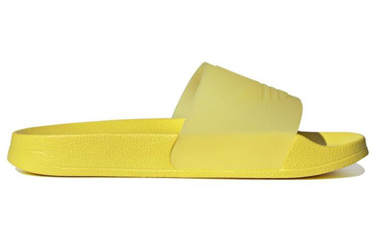 Шлепанцы и сланцы Adilette Adidas Originals Slide 'Magic City - Impact Yellow' — фото 2