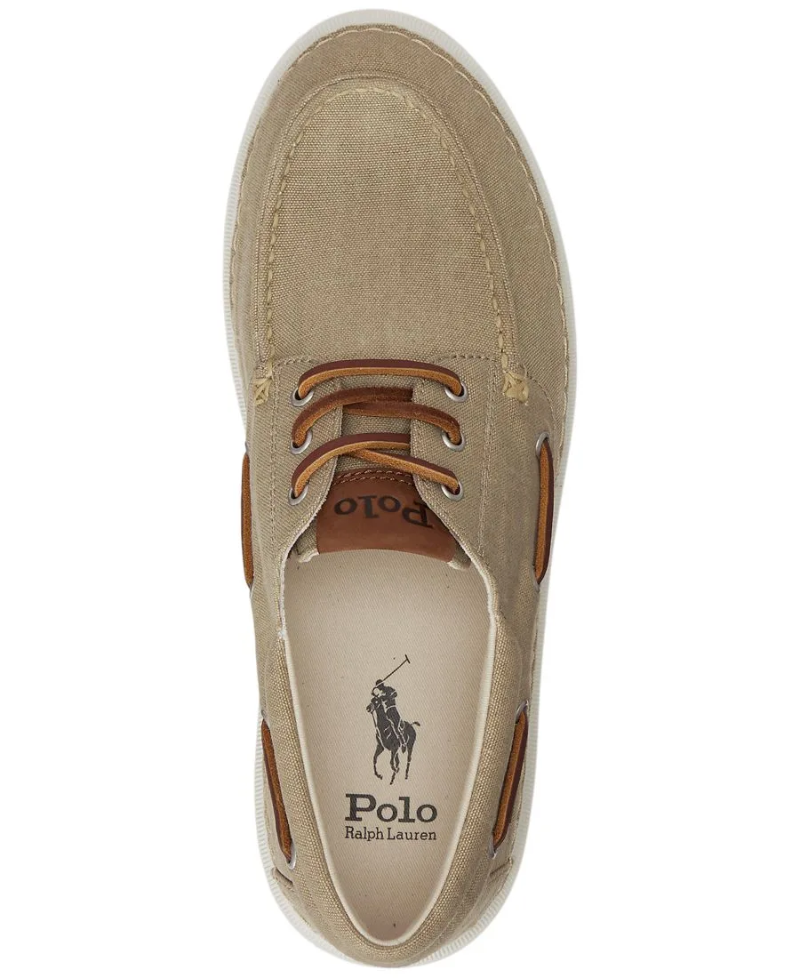 Мужские лодочные туфли RLite Mariner Polo Ralph Lauren, coastal бежевый — фото 4