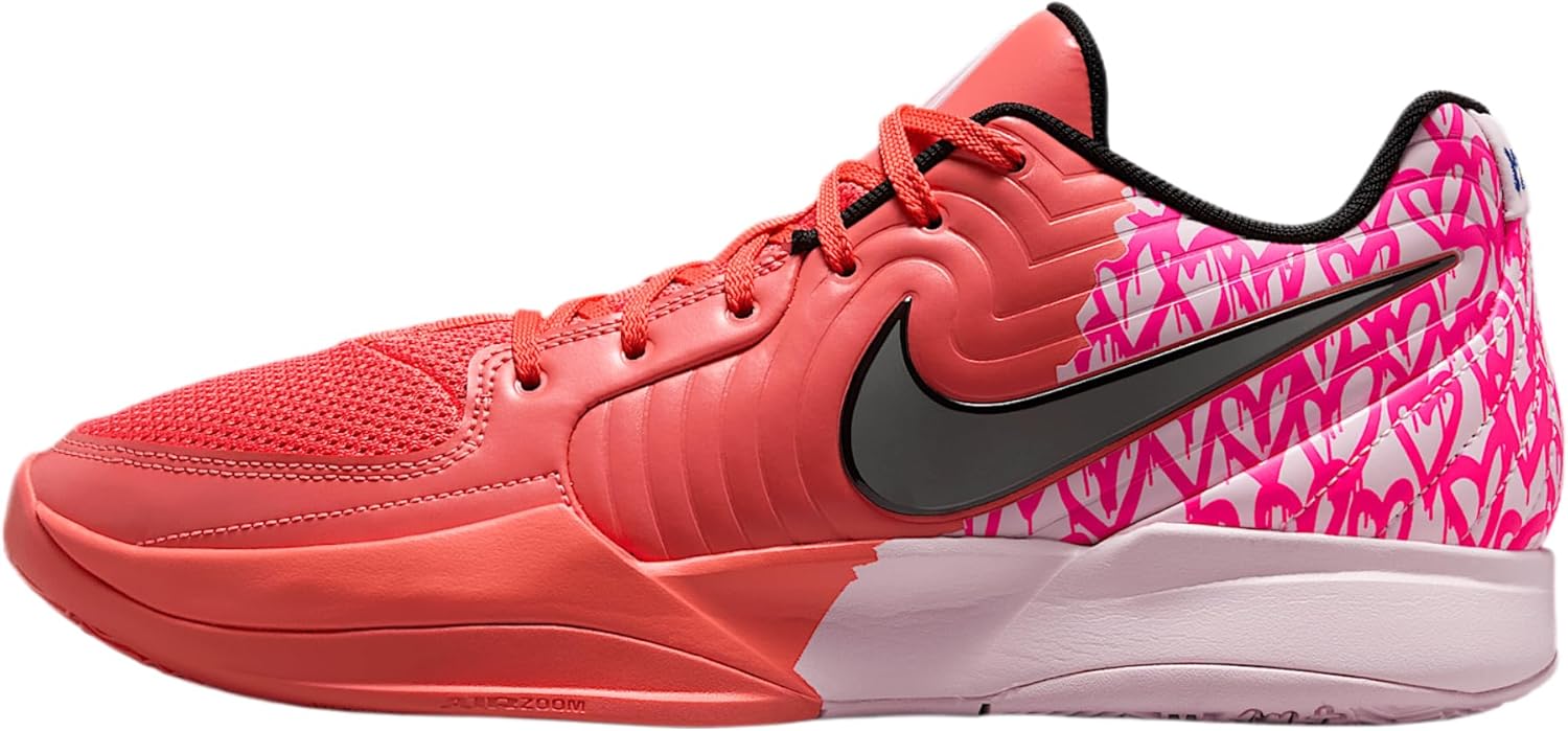 

Баскетбольные кроссовки Nike Ja 2 Nightmare для мужчин, Iron Grey-Pink Foam