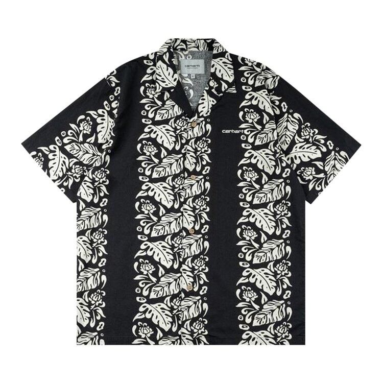 

Рубашка Carhartt WIP Floral Shirt, черный