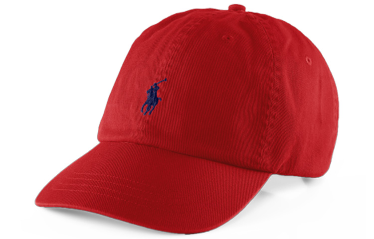

Polo Ralph Lauren Хлопковая кепка с вышитым логотипом, Red