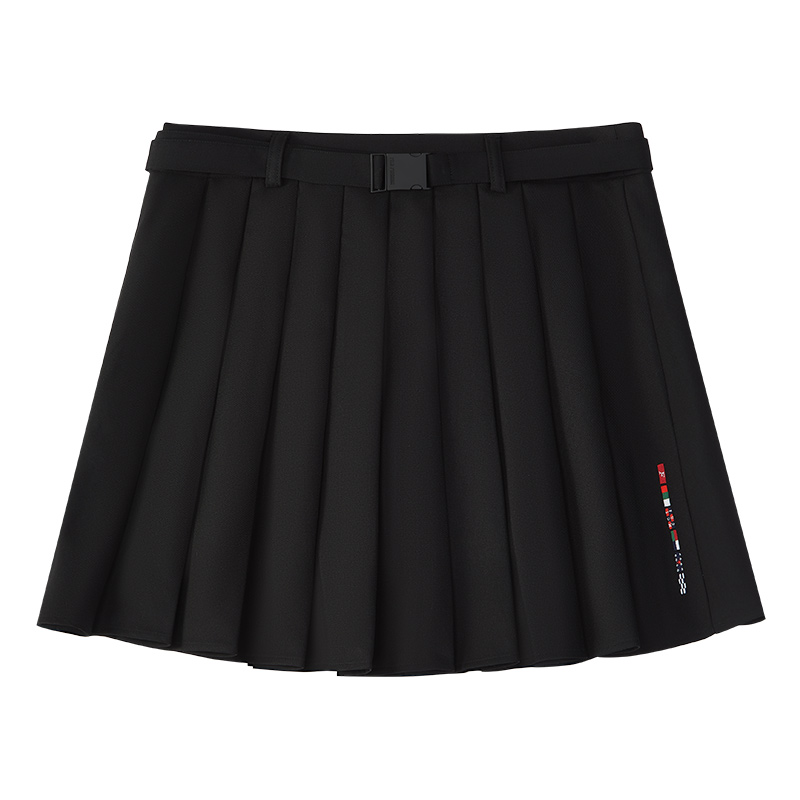 

FILA FUSION Женская короткая юбка повседневного цвета FW24, насыщенного черного цвета