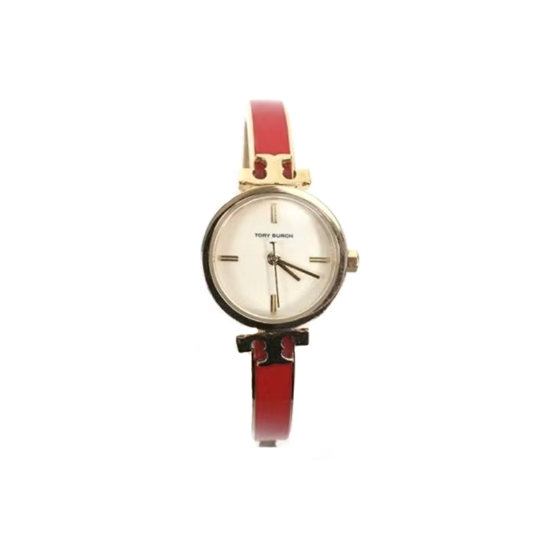 

TORY BURCH Часы Wrist Watch Quartz Movement Stainless Steel Strap 22mm White Dial Women's Watch, White Dial
