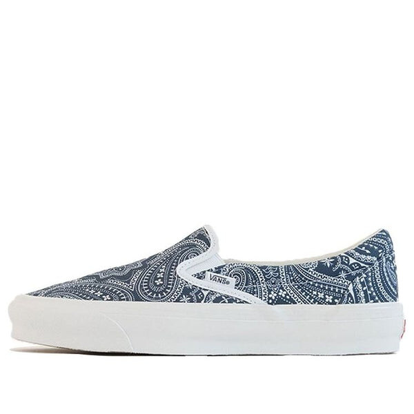 

Кроссовки kith x vault og classic slip-on lx 'paisley' Vans, синий