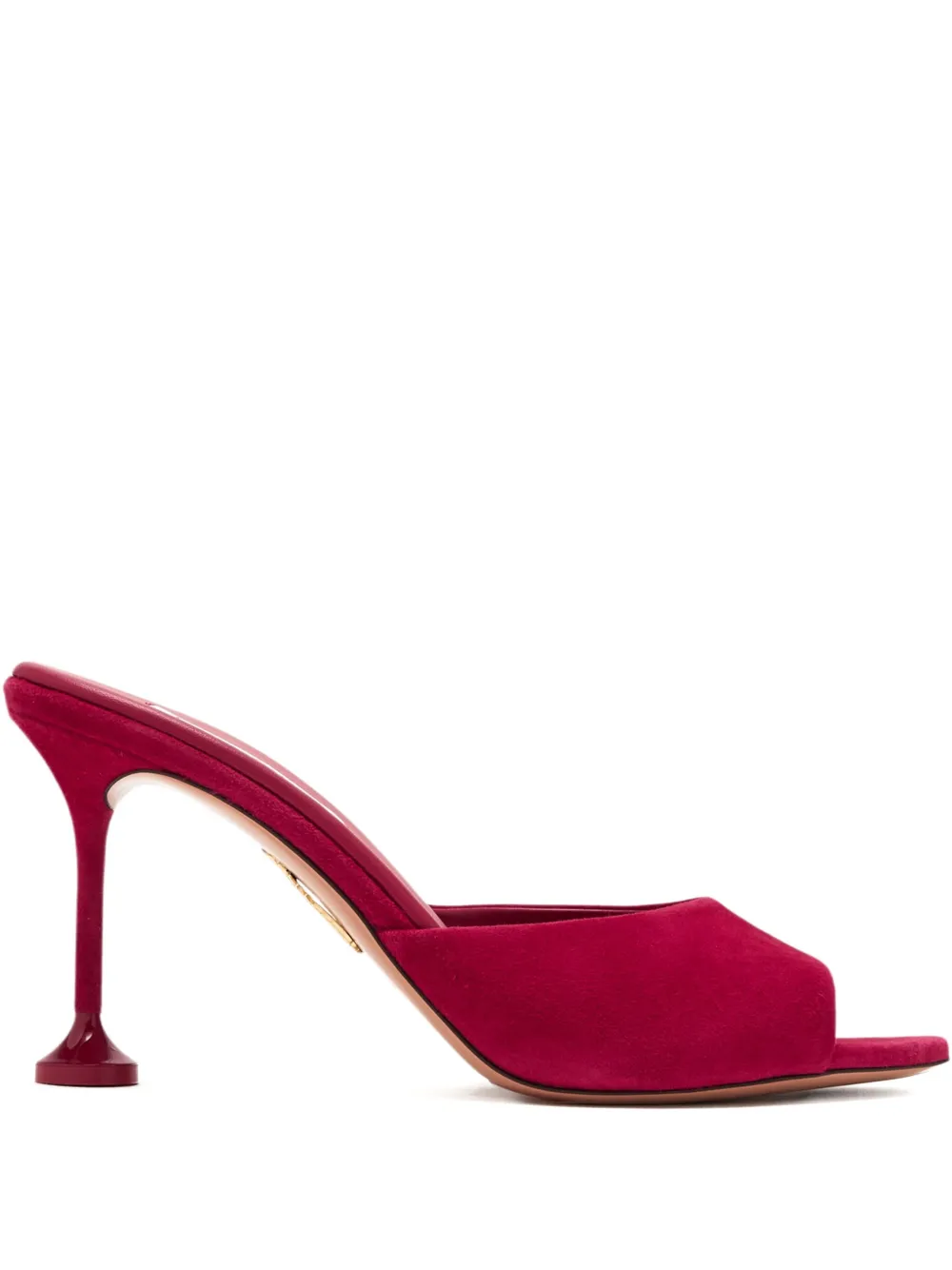 Босоножки Bisous 85 на шпильке Aquazzura, красный