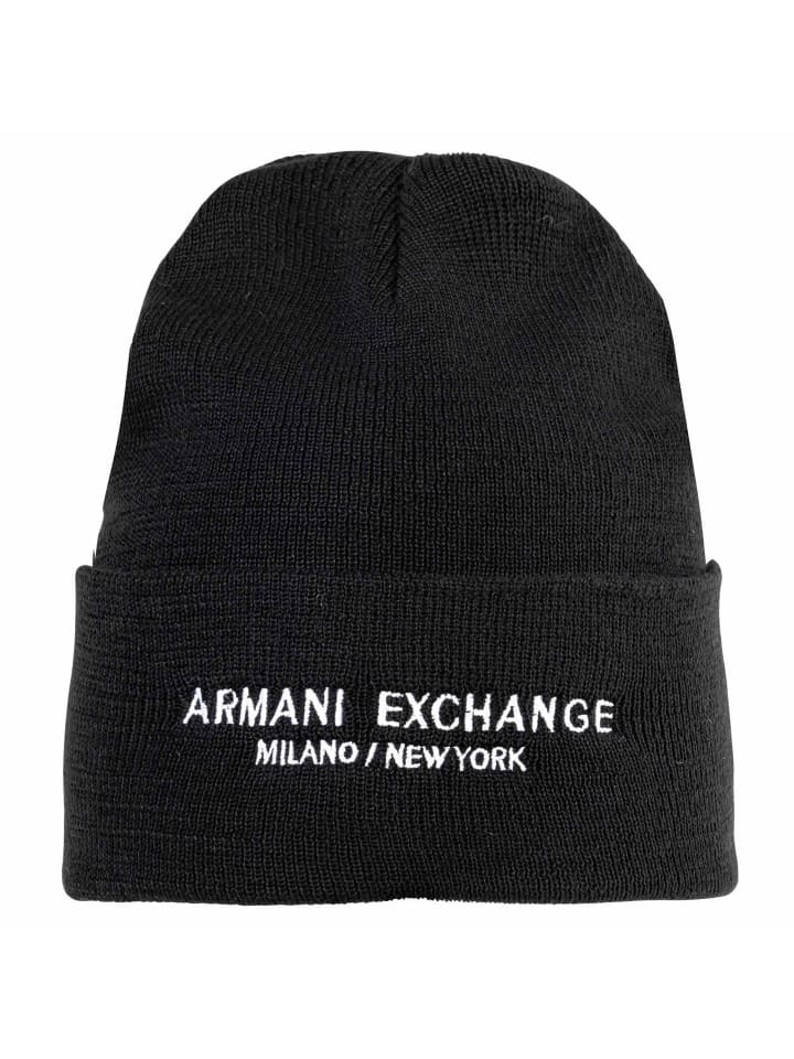 

Шапка Armani Exchange, черный