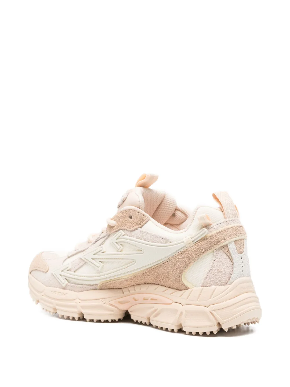 Кроссовки с замшевыми вставками Off-White, нейтральный — фото 3