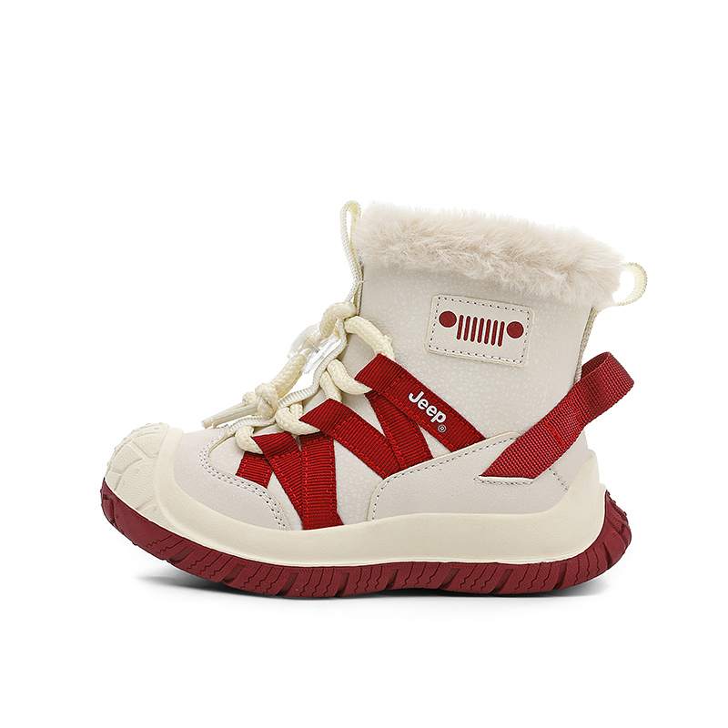 

Jeep Утепленные ботинки Beige Burgundy для детей