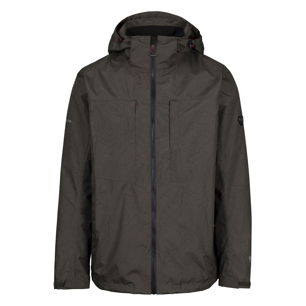 

Куртка Trespass Cullahill Full Zip Rain, зеленый