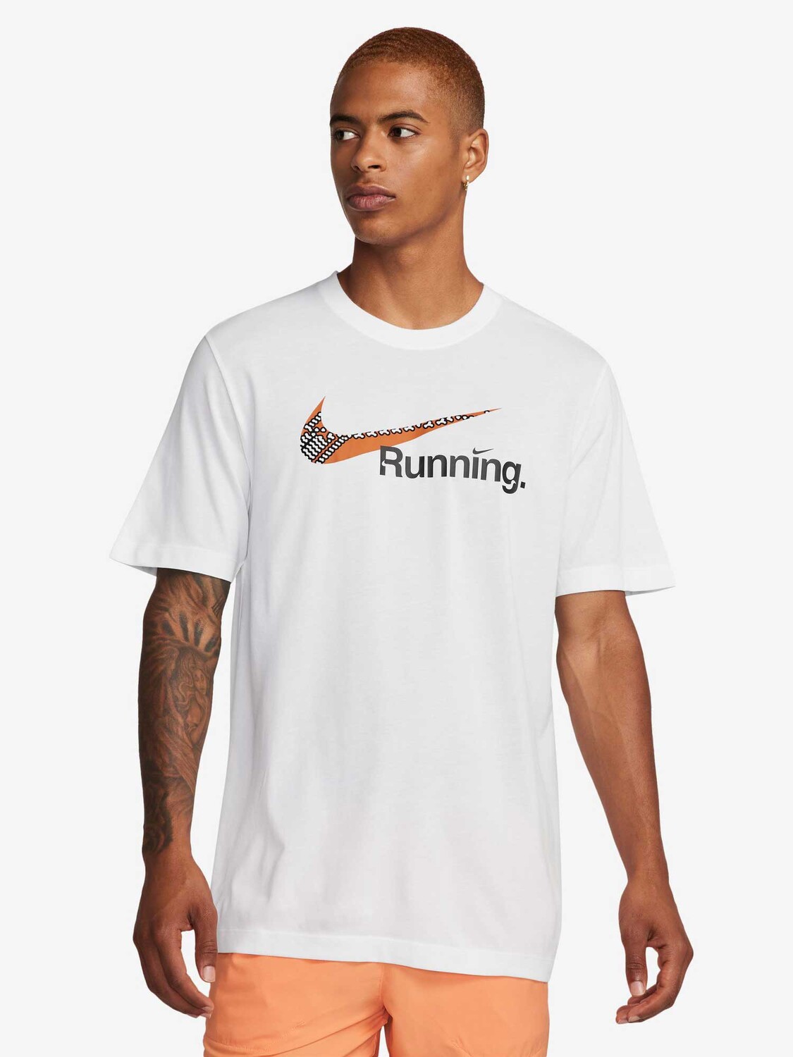 

Футболка Nike M NK DF TEE RUN HRTG 2, белый