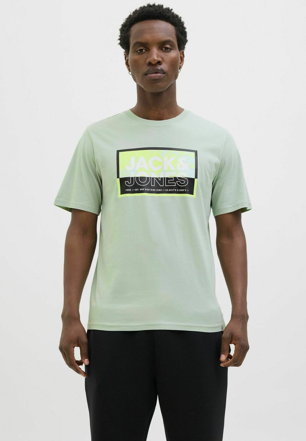 

Рубашка с принтом LOGO RUNDHALSAUSSCHNITT Jack & Jones, мятный