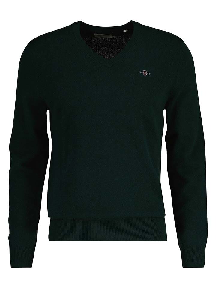 

Пуловер Gant Wollpullover, темно-зеленый
