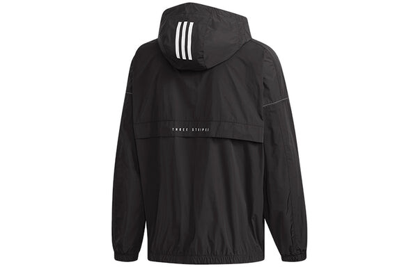 Куртка m s2s wv cl jkt sports hooded jacket black Adidas, черный — фото 2