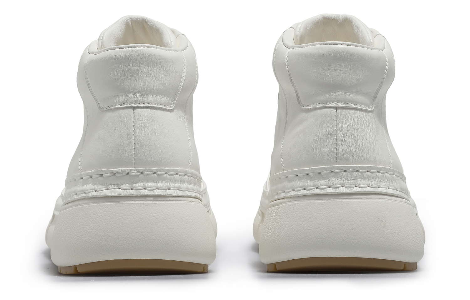 Desai Мужские повседневные кроссовки Mid Top белые, черные, коричневые-03, цвет Brown-03 — фото 4