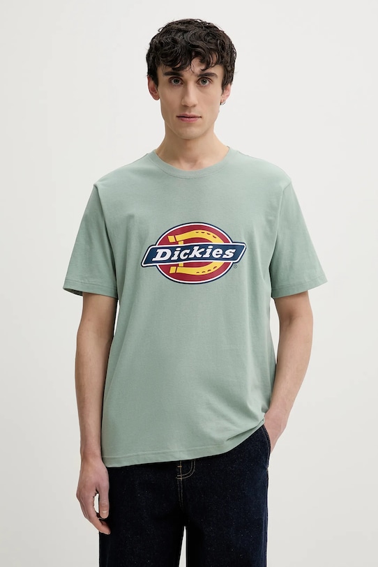 

Хлопковая футболка Dickies, зеленый