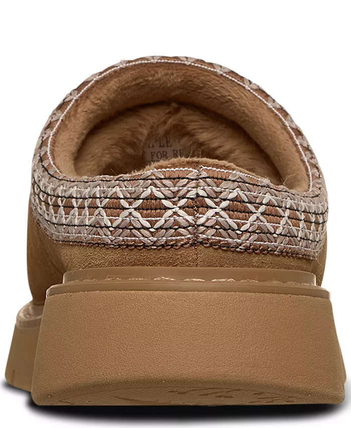 Женские тапочки BOBS Keepsakes Lite - уютные тапочки Cozy Cascade Comfort от Finish Line Skechers, коричневый — фото 4