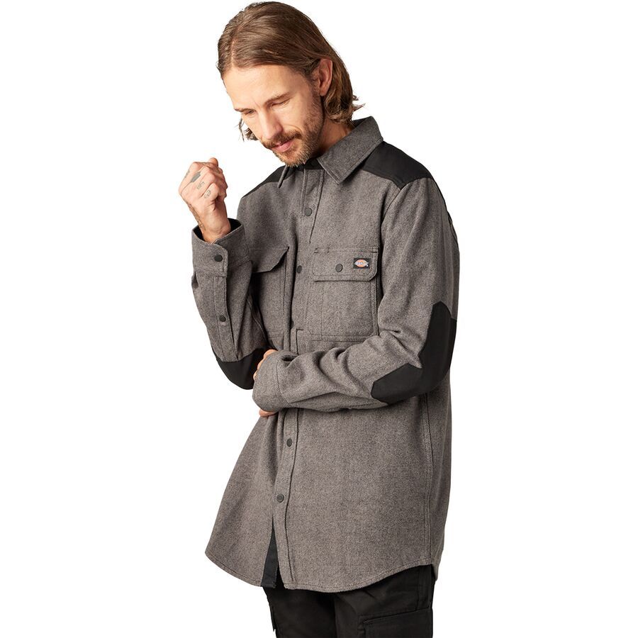 

Рубашка из плотной фланели - мужская Dickies Dickies, Grey/Black Twill