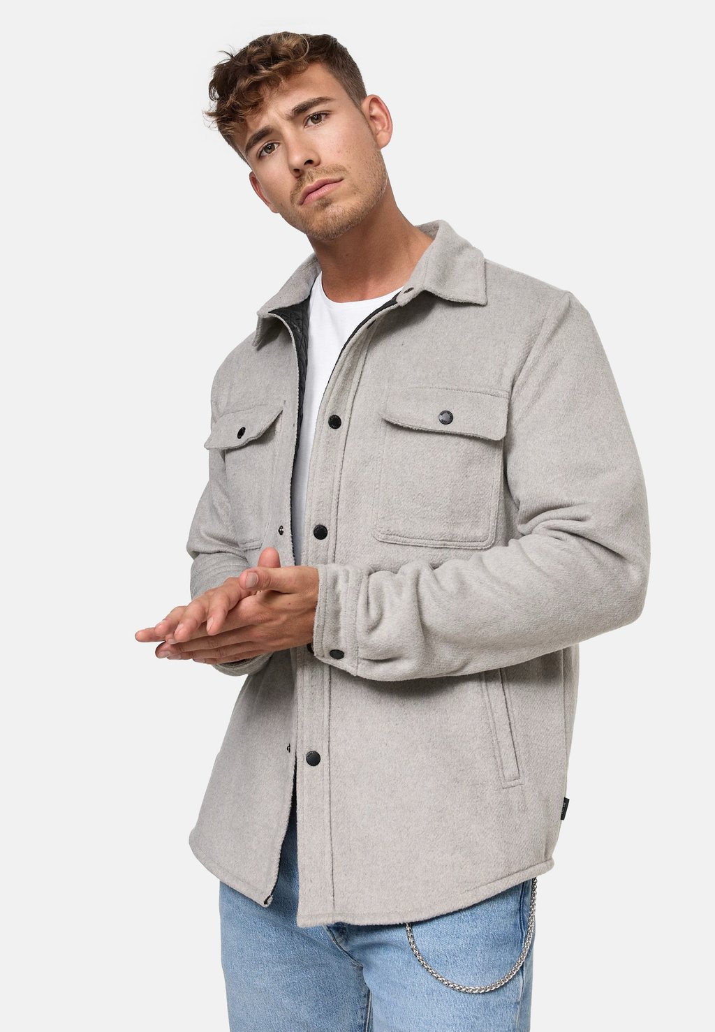 

Куртка демисезонная HENDERSON INDICODE JEANS, серый