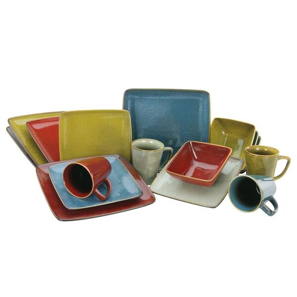 

Комбинированный сервиз в стиле ретро (16 шт.) Creatable, мультколор