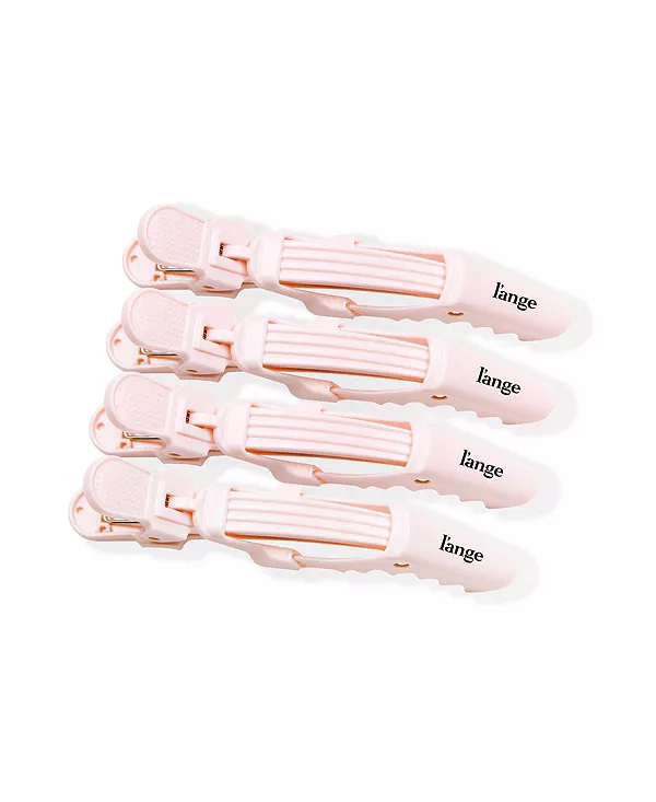 

Профессиональные заколки для волос из кожи аллигатора L'Ange, blush