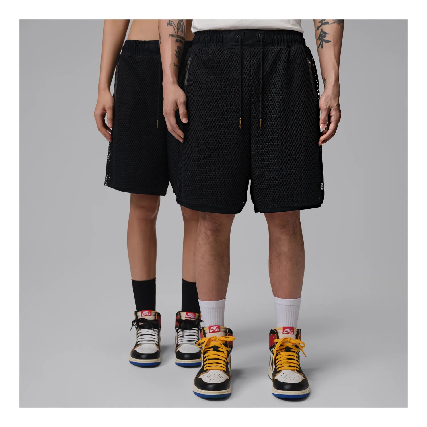 Шорты Air Jordan x Union x Fragment 'Black Pale Ivory'