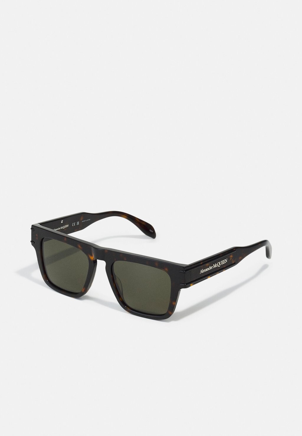

Солнцезащитные очки Unisex Alexander McQueen, цвет havana/green