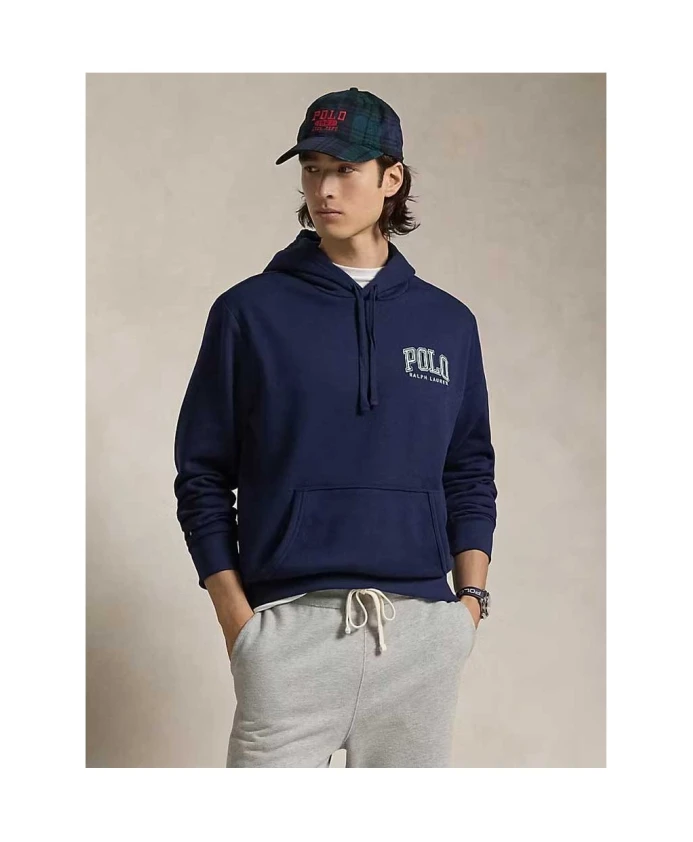 Толстовка с графическим принтом из флиса Polo Ralph Lauren, синий — фото 2