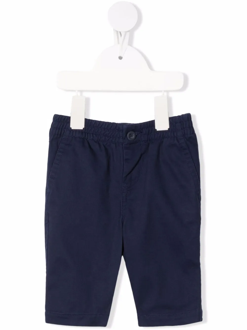 

Брюки с вышитым логотипом POLO RALPH LAUREN KIDS, синий