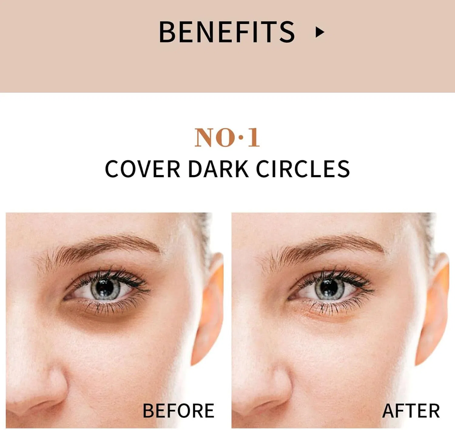 Консилер Full Coverage Matt Finish Skin Corrector Cream, светлый оттенок — фото 4