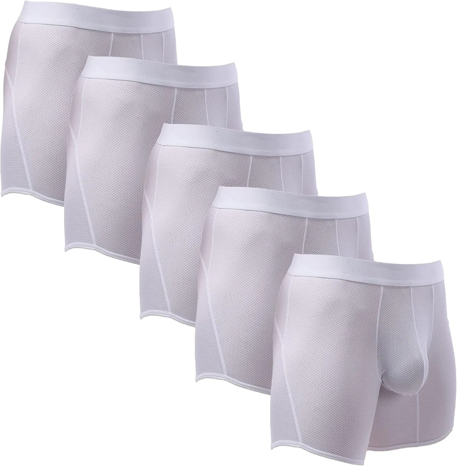 Боксеры дышащие Mesh, White-5pc