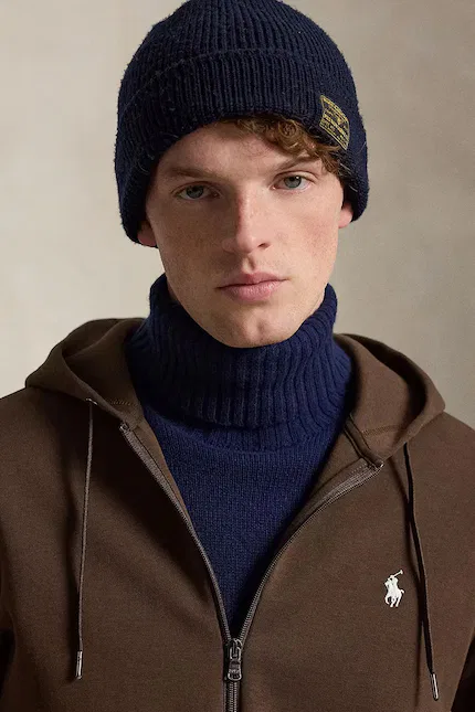 Толстовка на молнии Double Knit Polo Ralph Lauren, коричневый — фото 4