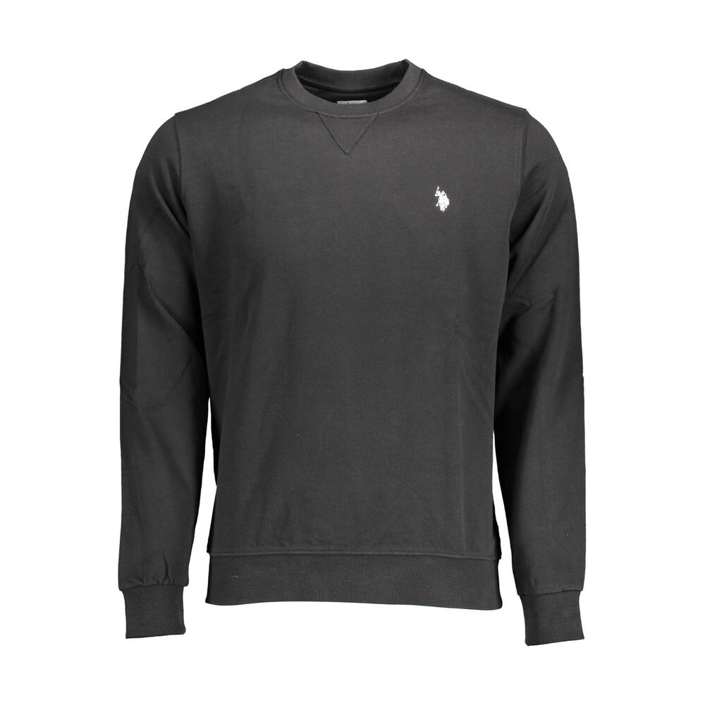 

Черный хлопковый мужской свитер U.S. Polo Assn.