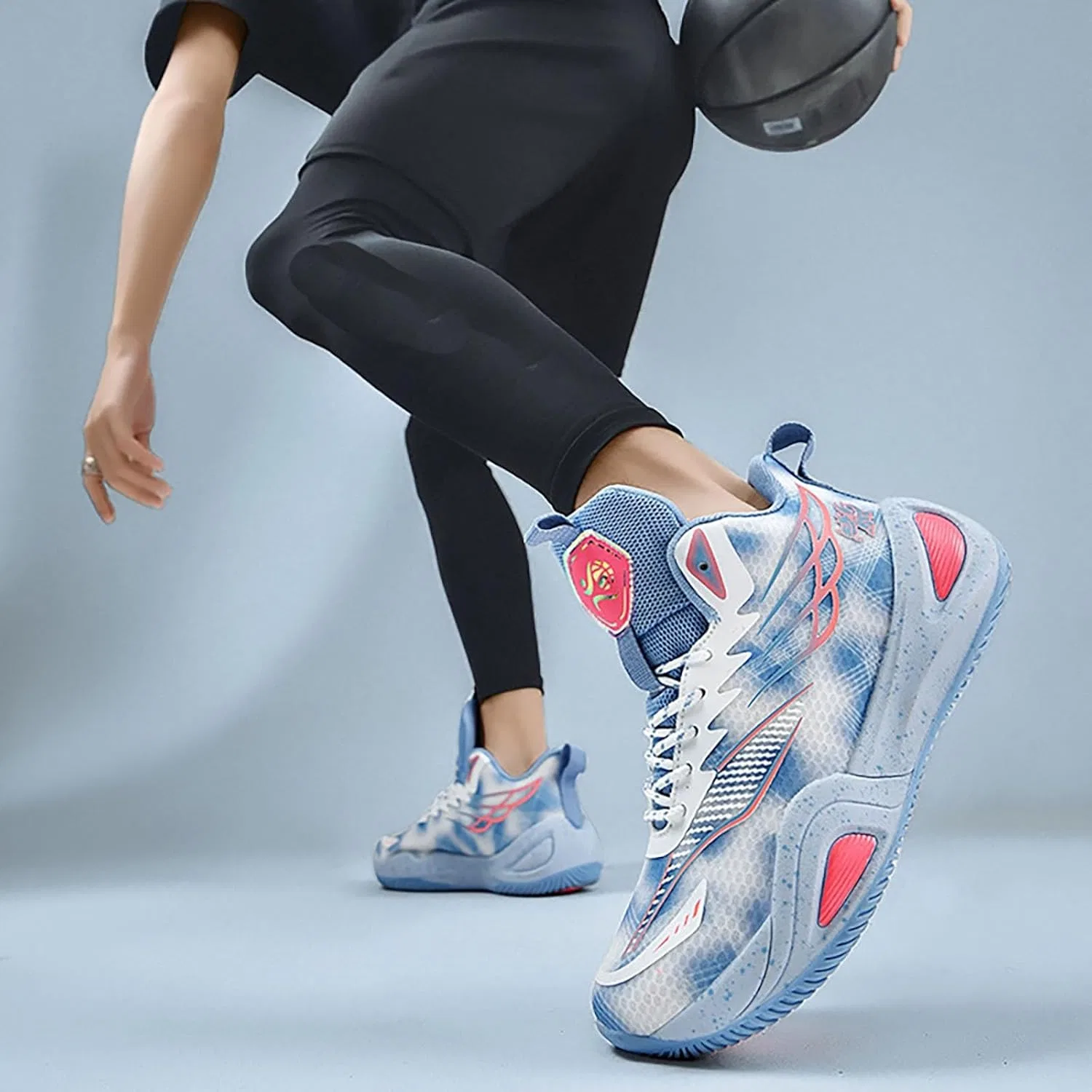Кроссовки Herren Schuhe Modische komfortable Mesh-Sportschuhe für Alltag Freizeit Reisen - Sneaker für vielfältige Outdoor-Activitäten in legerem Stil Generisch, Blau — фото 3