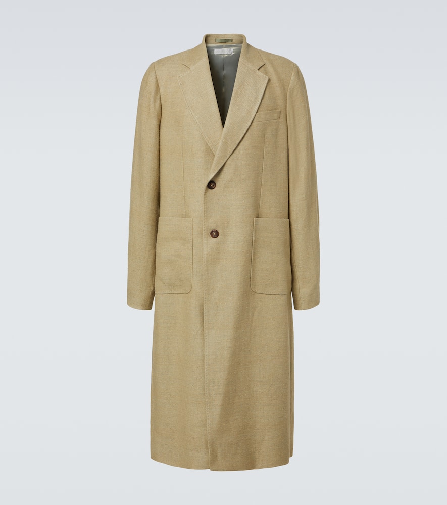 

Льняное и шелковое пальто Our Legacy, Worn Black Legacy Jersey