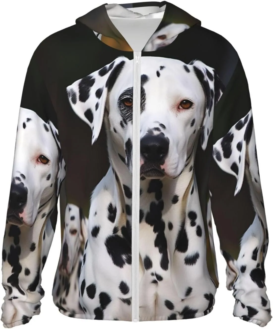 

Далматин, унисекс худи с защитой от солнца UPF 50+, с длинным рукавом BSCKKDMN