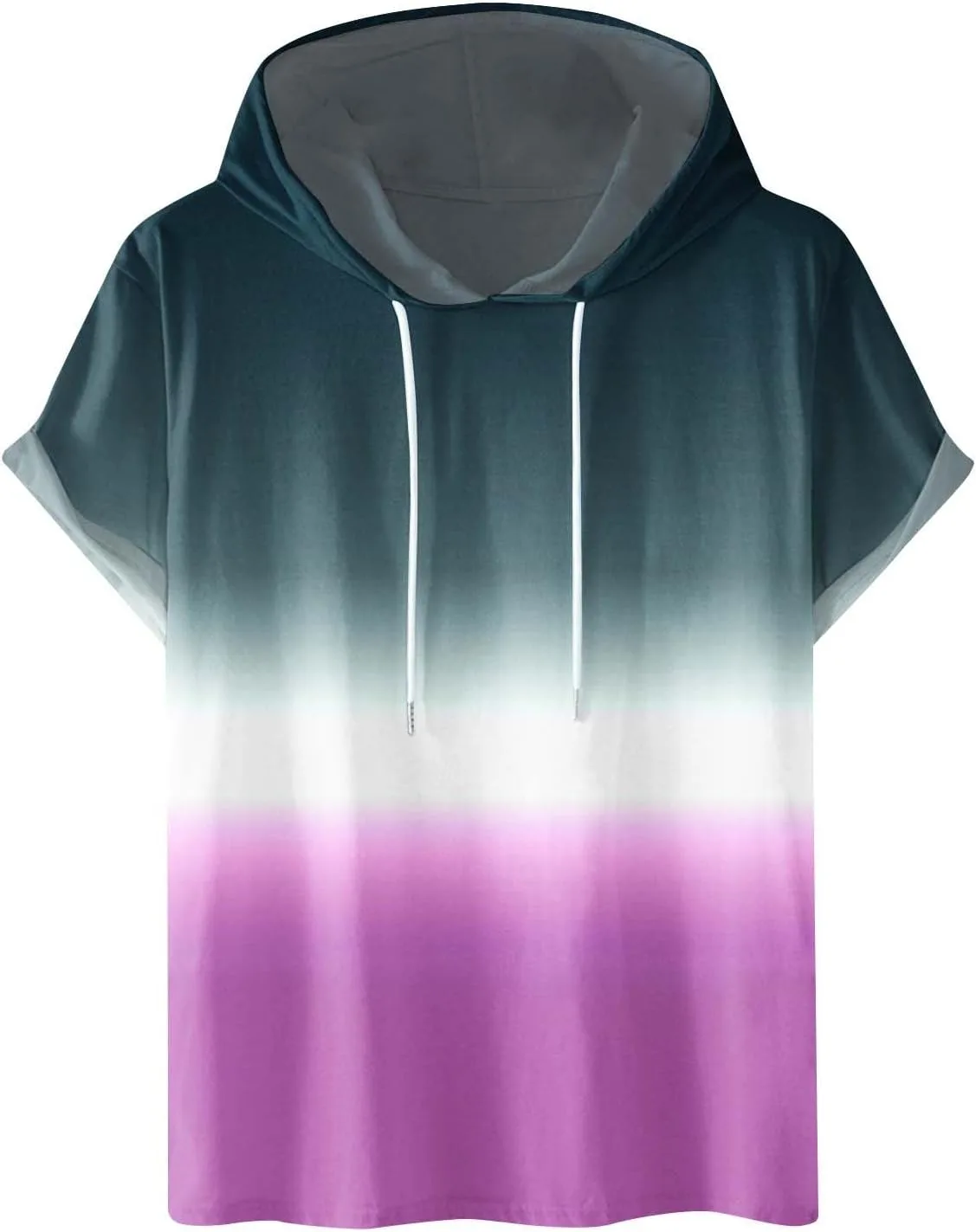 

Мужская футболка oversize с коротким рукавом и градиентом