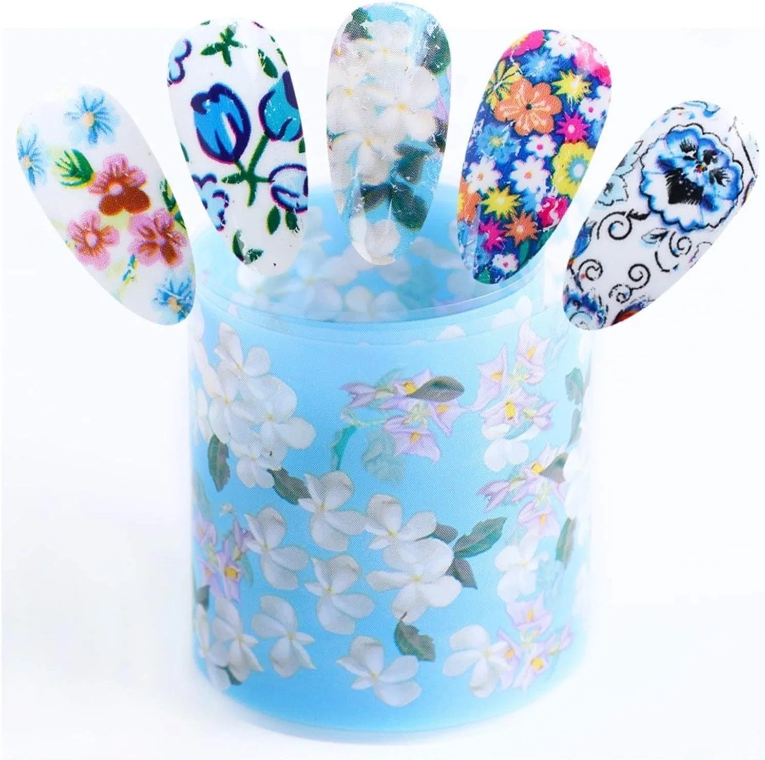 Набор переводной фольги для ногтей «Mix Rose Flower» от Ji2006 Claral Claral — фото 3