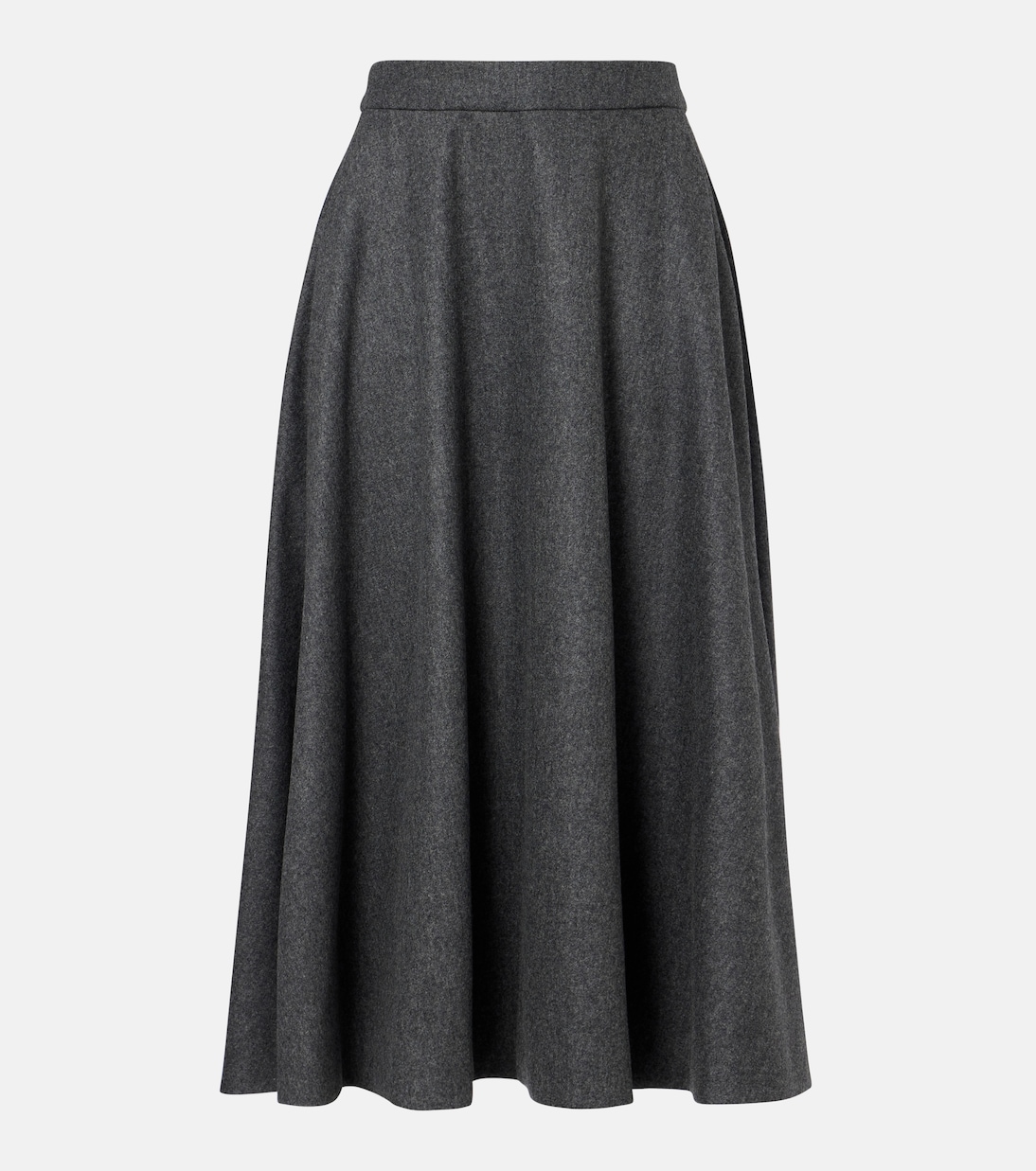 

Юбка миди из шерстяного фланеля Betulla S Max Mara, Grigio Medio