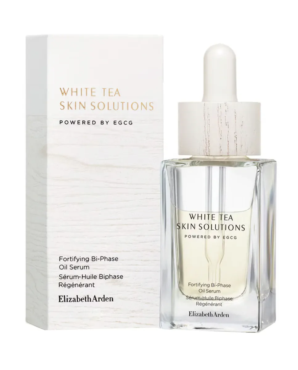 Сыворотка Elizabeth Arden — Двухфазная Первые признаки старения White Tea Skin Solutions Укрепляющая двухфазная, 30 мл — фото 2