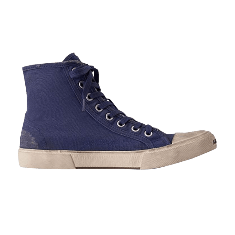 

Кроссовки Balenciaga Balenciaga Paris High 'Destroyed - Indigo', синий