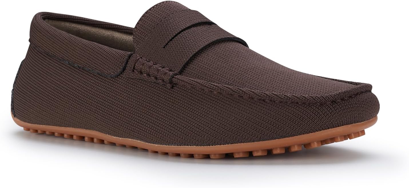 

Коллекция мужских лоферов Ferro Aldo, Классические слипоны-пенни и мокасины для вождения для повседневной и нарядной одежды, 4. Dark Mocha [Driver Shoes]