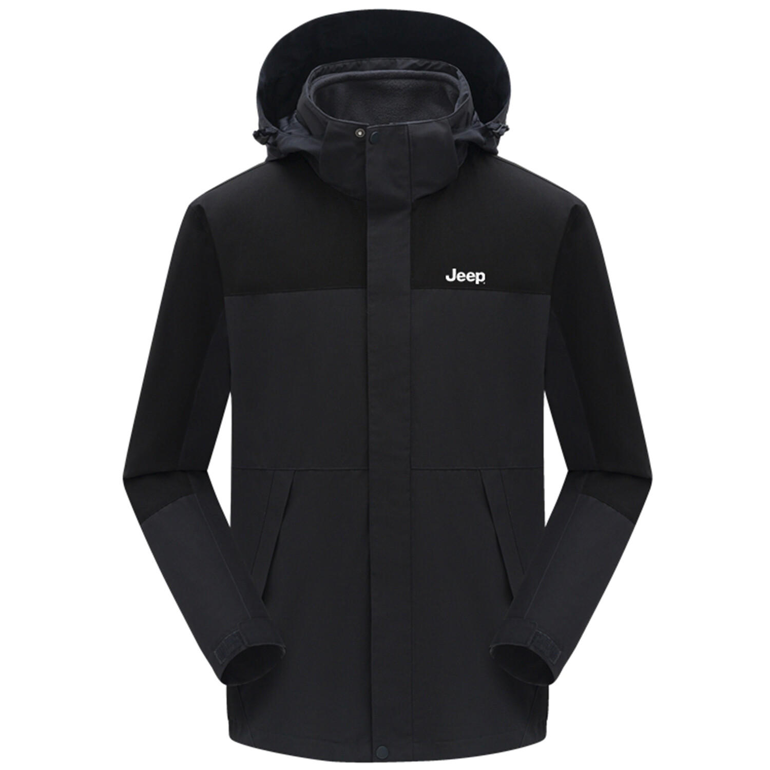 

Ветровка Куртка Унисекс Jeep, цвет Black Gray