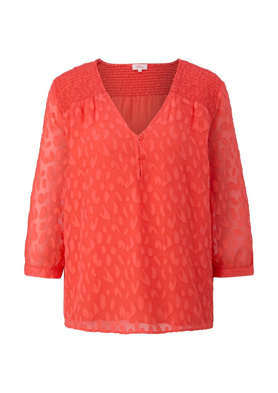 

Блузка с коротким рукавом s.Oliver Blouse, цвет coral