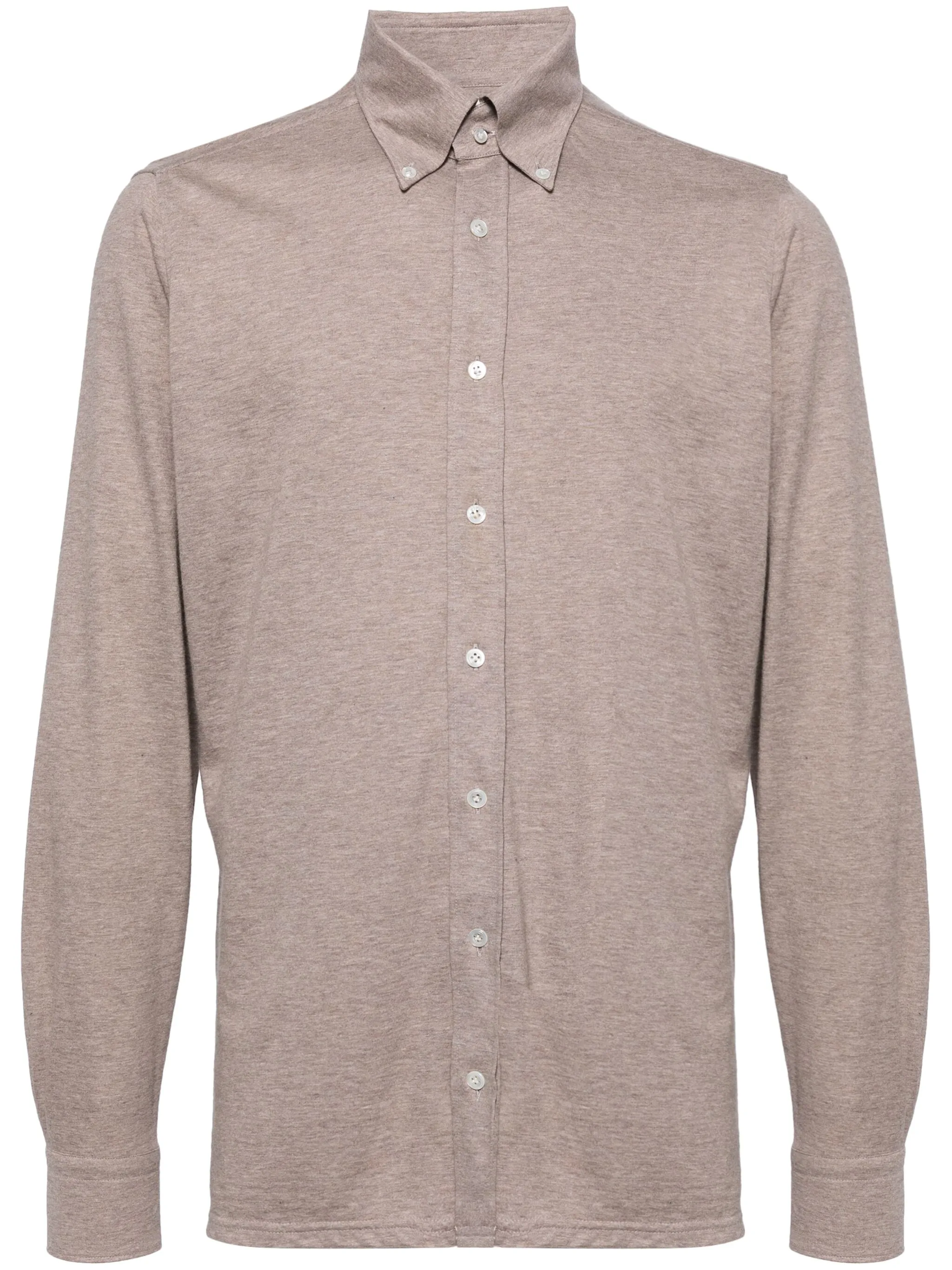 

Рубашка на пуговицах N.Peal, бежевый