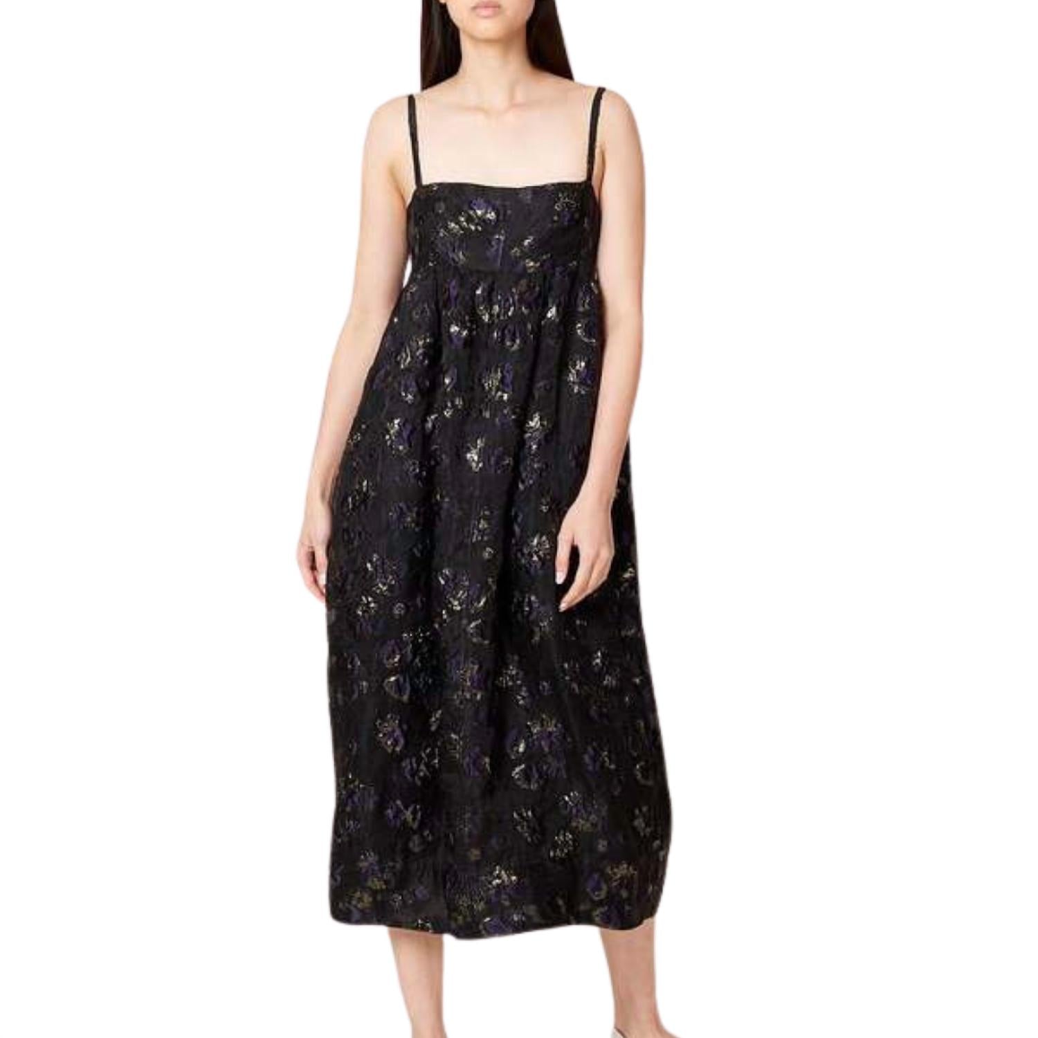 

Платье миди Manina темно-синего цвета RACHEL COMEY
