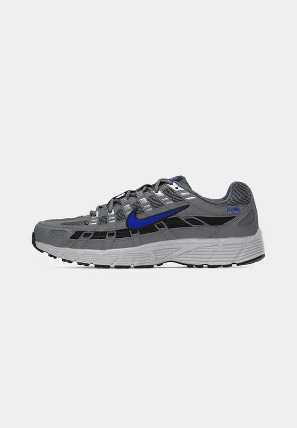 Кроссовки Nike Sportswear P 6000 ess+, дымчато-серый/гоночный синий/светлый дымчато-серый/платиновый оттенок/черный — фото 2