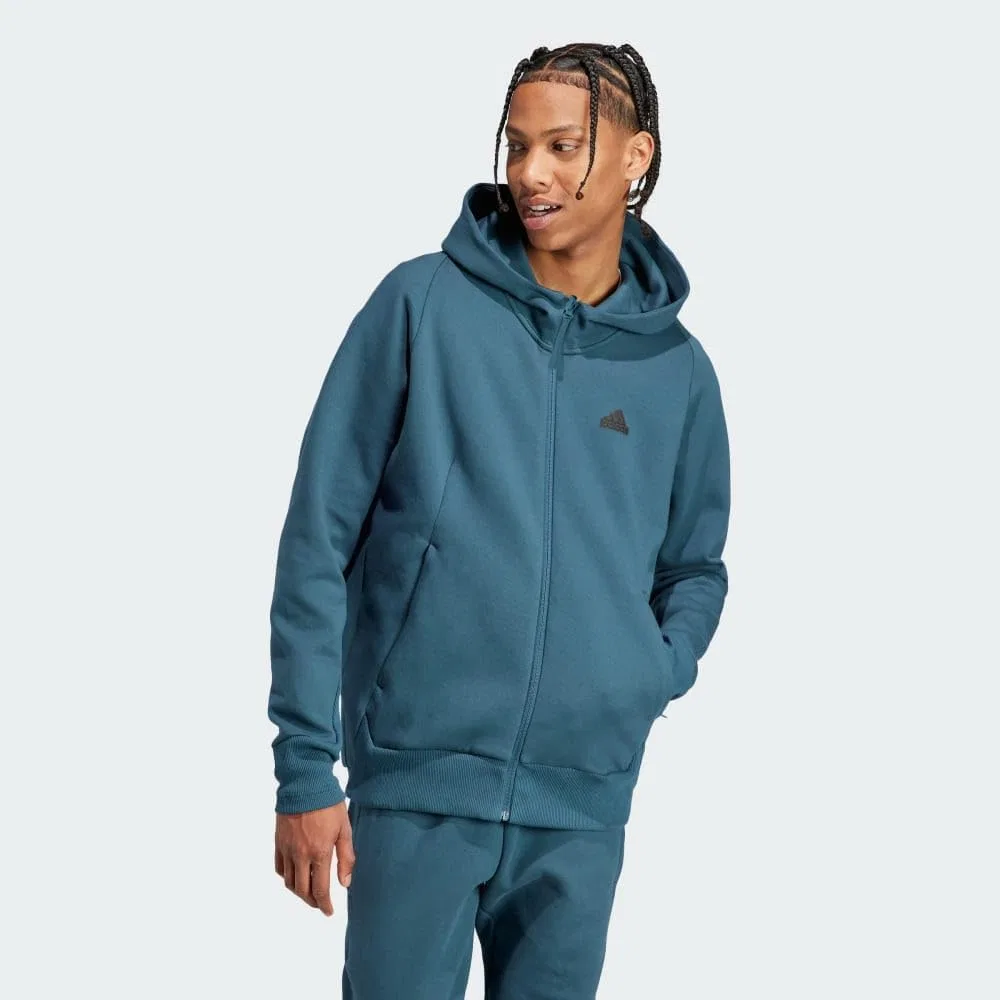 Мужская толстовка adidas Zne Premium на молнии — фото 2