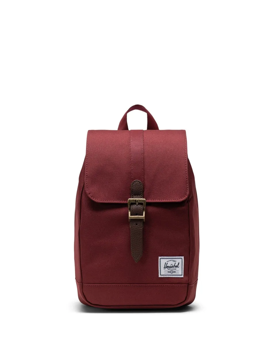 

Экологичная женская сумка-бандо бежевая 5 л с магнитной застежкой и боковой молнией Herschel, гранатовый